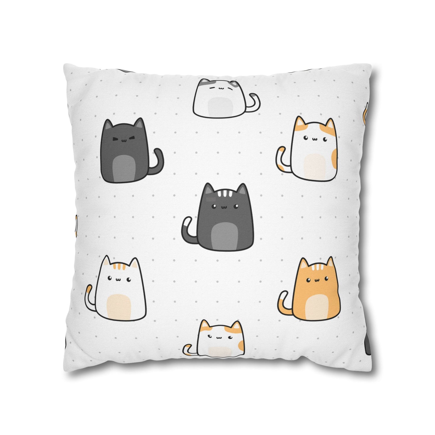 Cute Cat Pattern Pillowcase