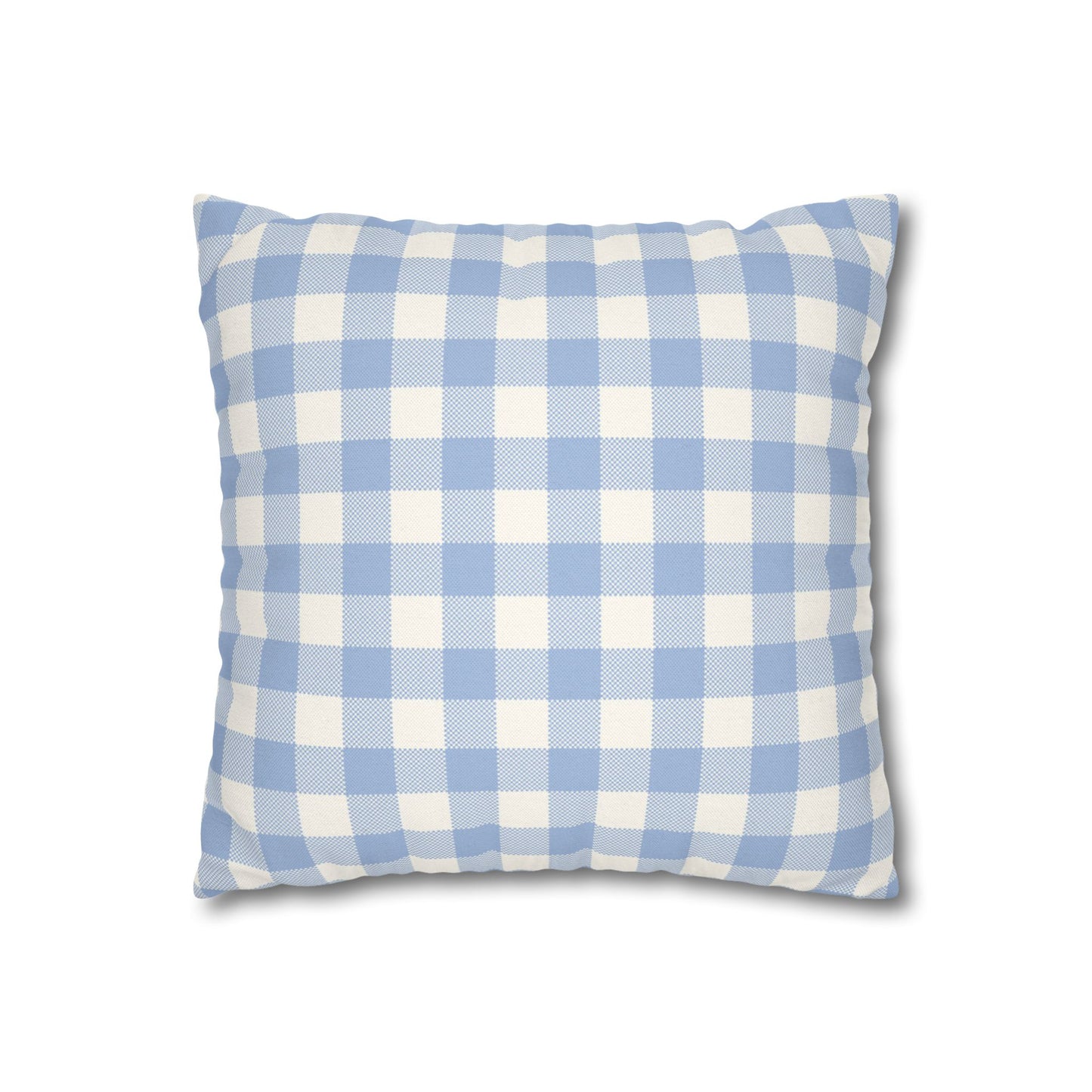 Blue Checkered Pillowcase