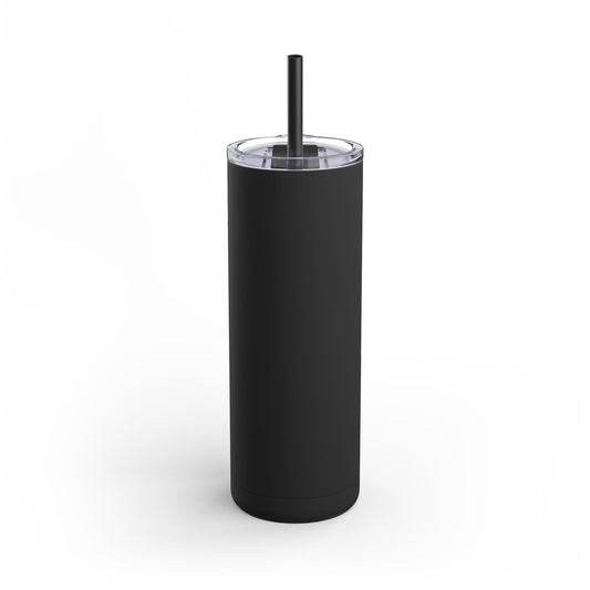 Sleek Black Matte Tumbler - 20oz