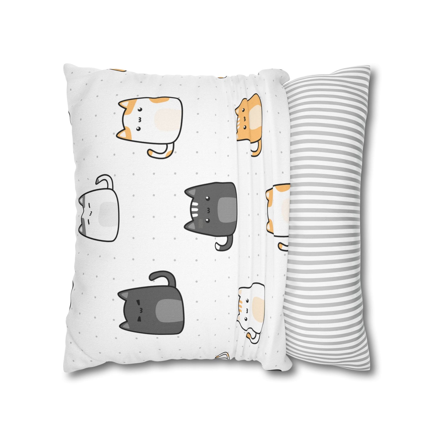 Cute Cat Pattern Pillowcase