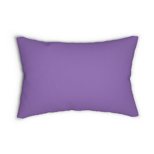 Vibrant Purple Lumbar Pillow