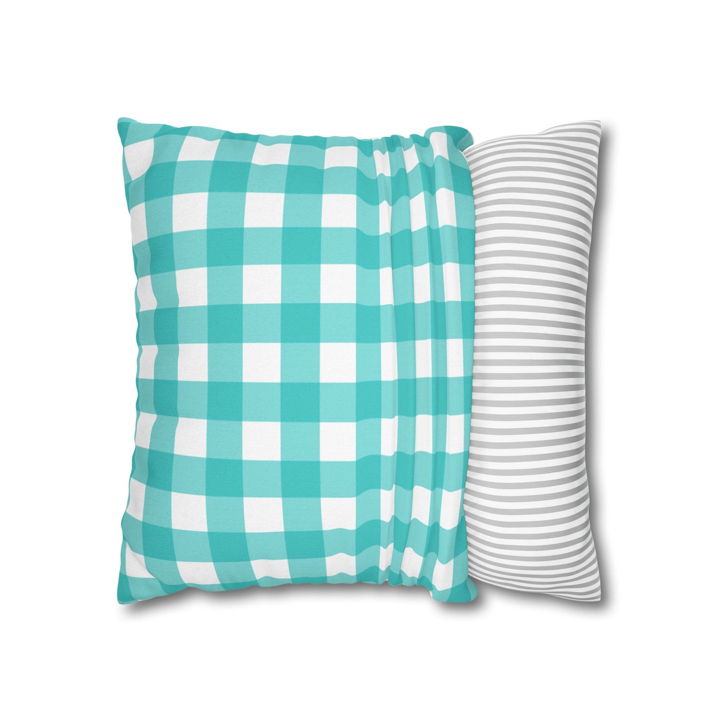 Gingham & Stripes Reversible Pillowcase