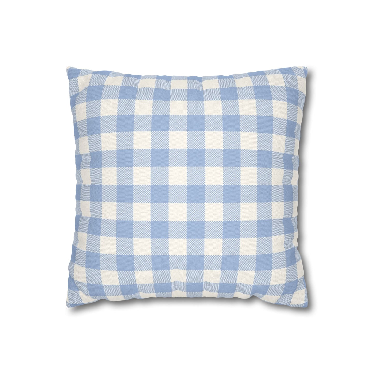 Blue Checkered Pillowcase