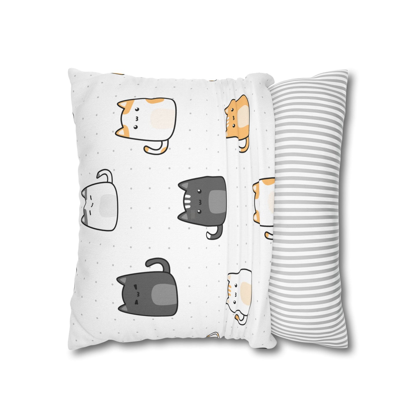 Cute Cat Pattern Pillowcase