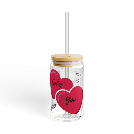 Only You Sipper Glass, 16oz