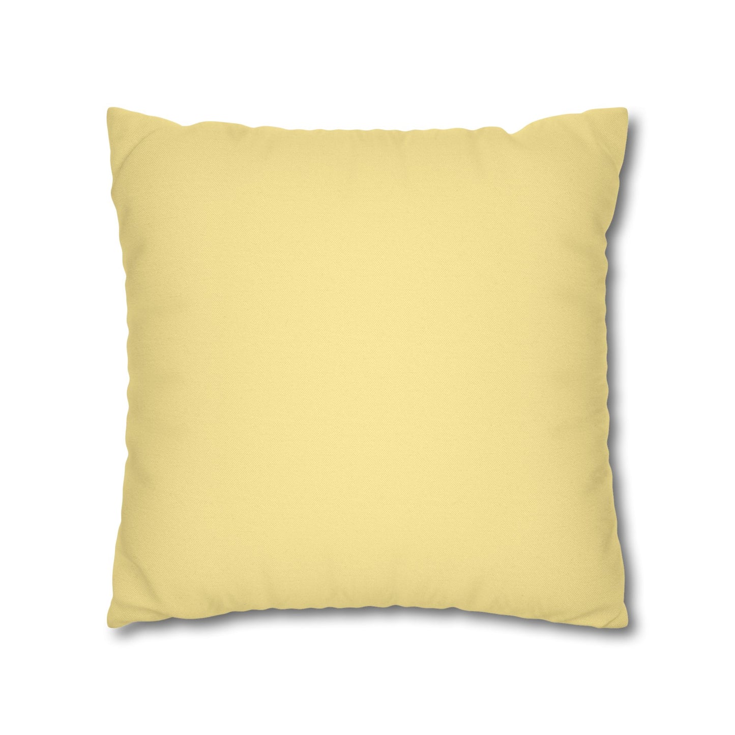 Cozy Yellow Reversible Square Pillowcase