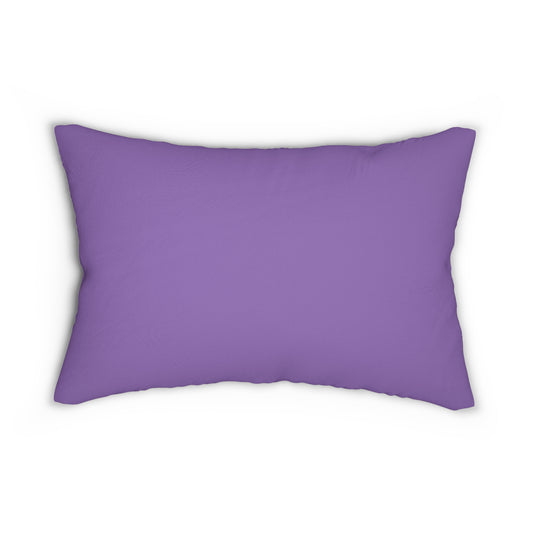 Vibrant Purple Lumbar Pillow