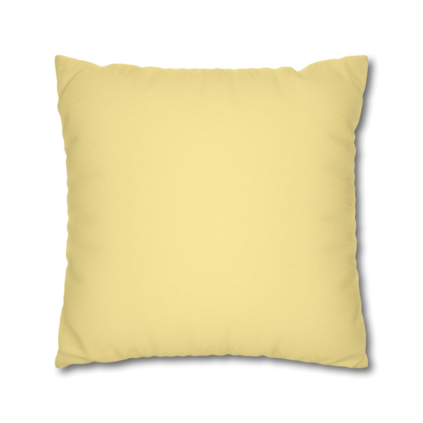 Cozy Yellow Reversible Square Pillowcase