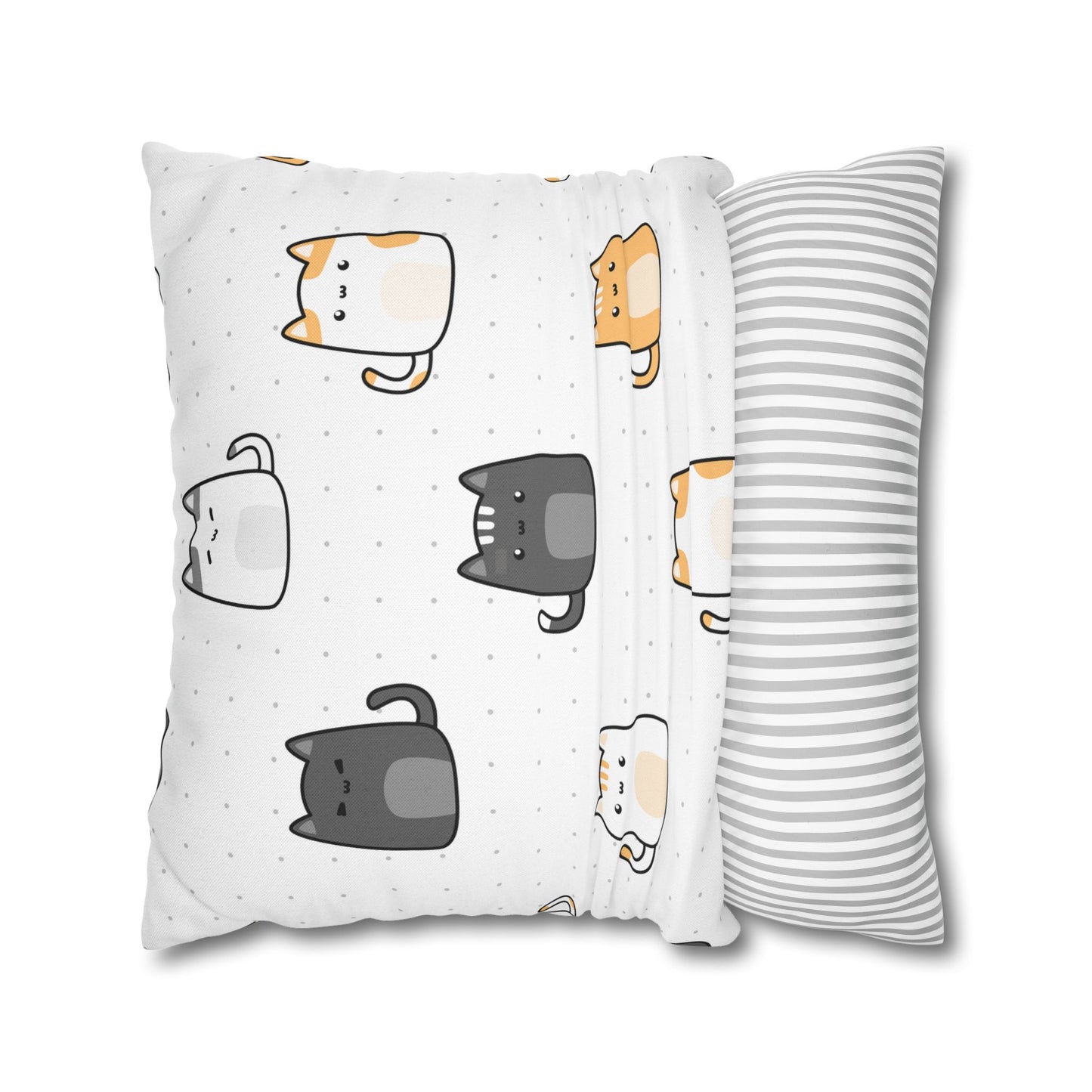 Cute Cat Pattern Pillowcase