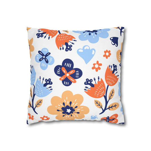 Floral Pattern Decorative Pillowcase