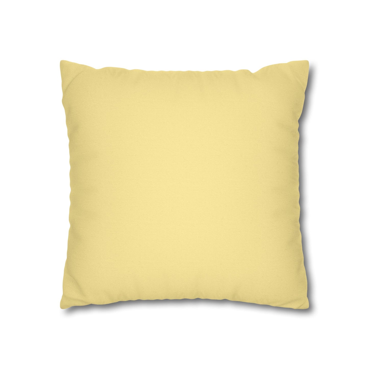 Cozy Yellow Reversible Square Pillowcase