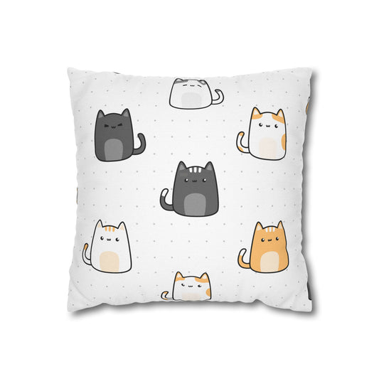 Cute Cat Pattern Pillowcase