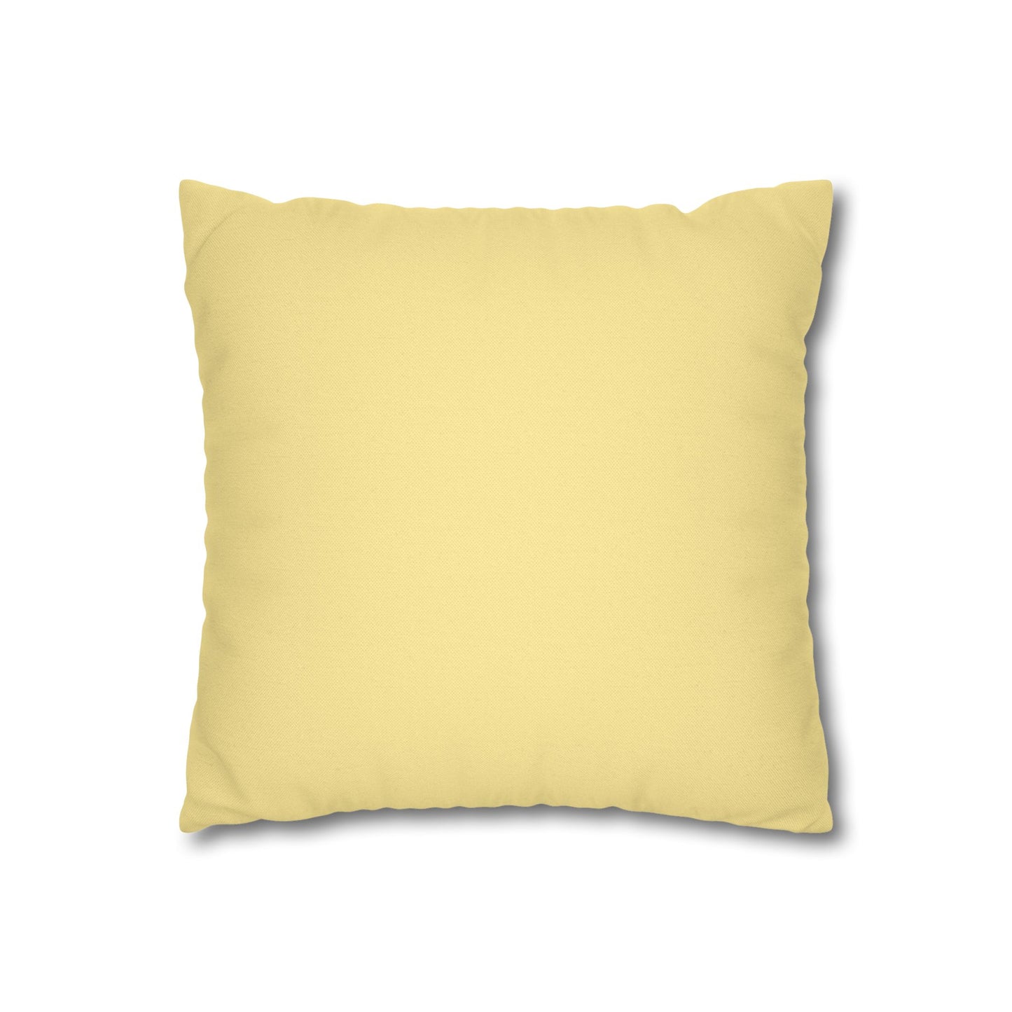 Cozy Yellow Reversible Square Pillowcase