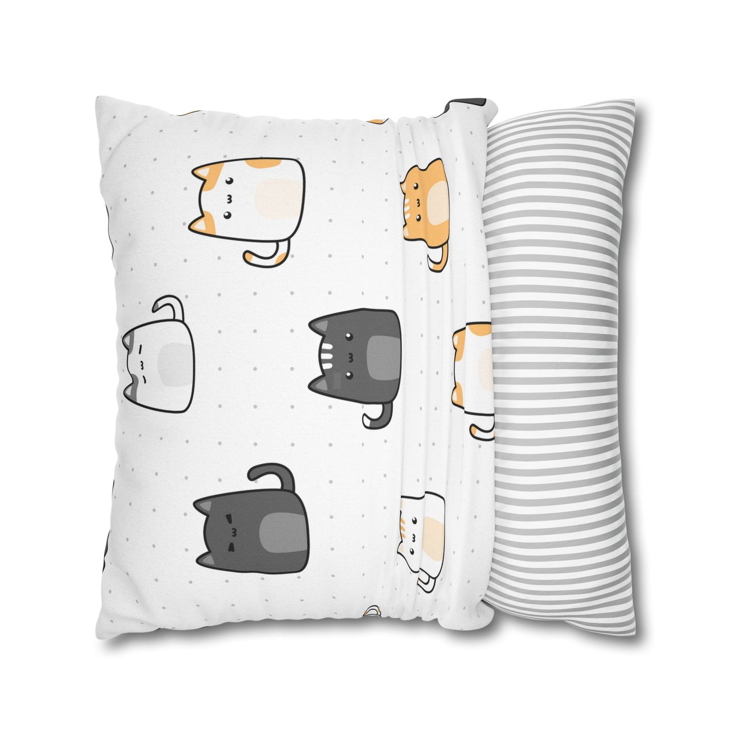 Cute Cat Pattern Pillowcase