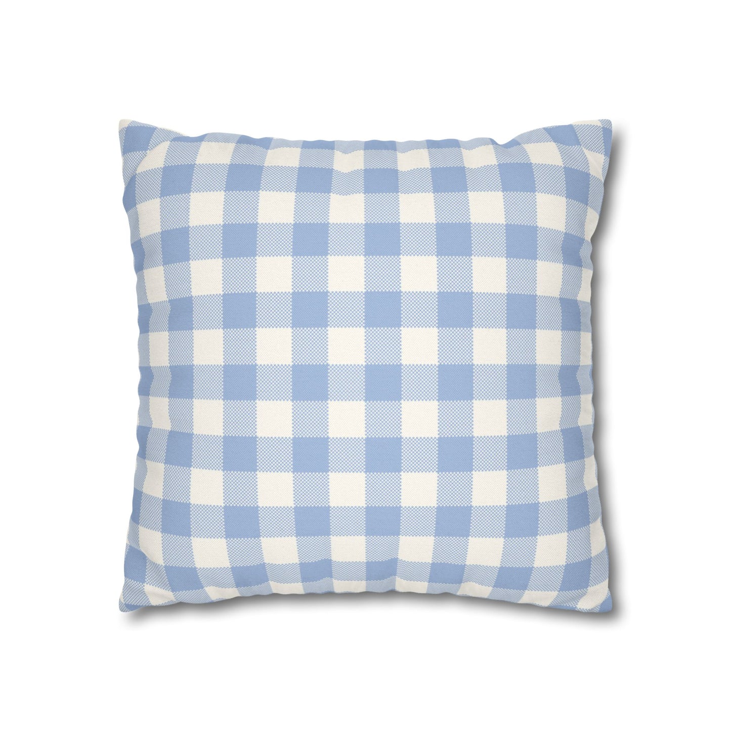 Blue Checkered Pillowcase