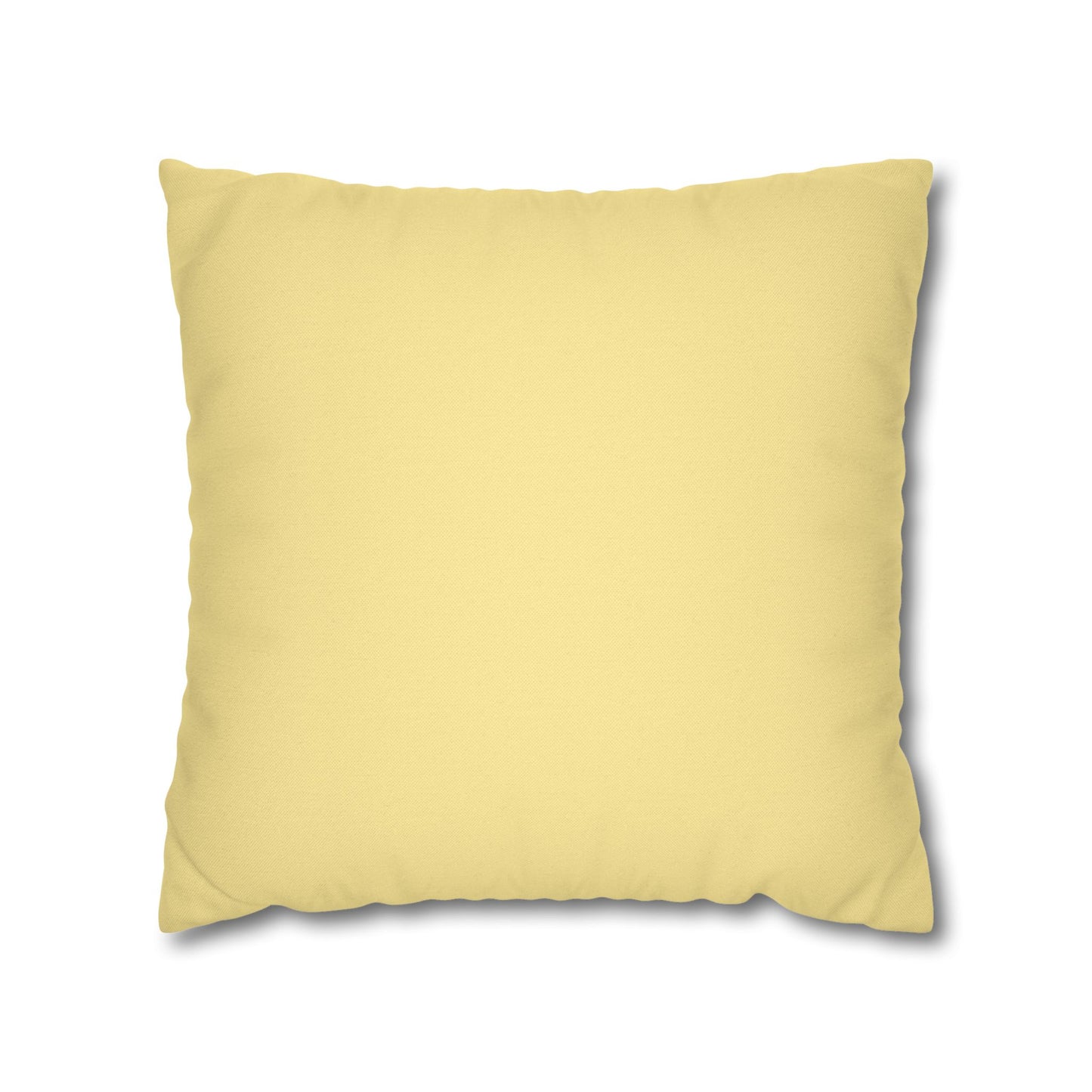 Cozy Yellow Reversible Square Pillowcase