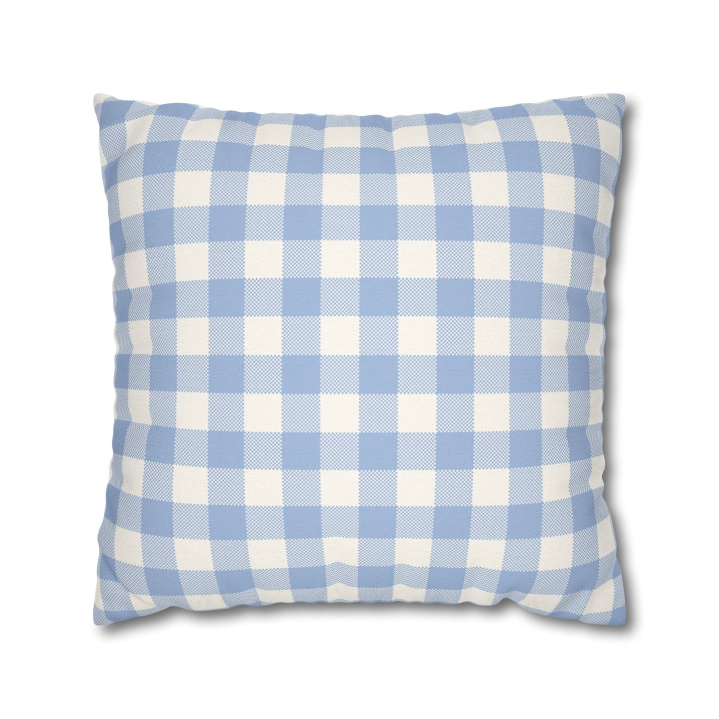 Blue Checkered Pillowcase