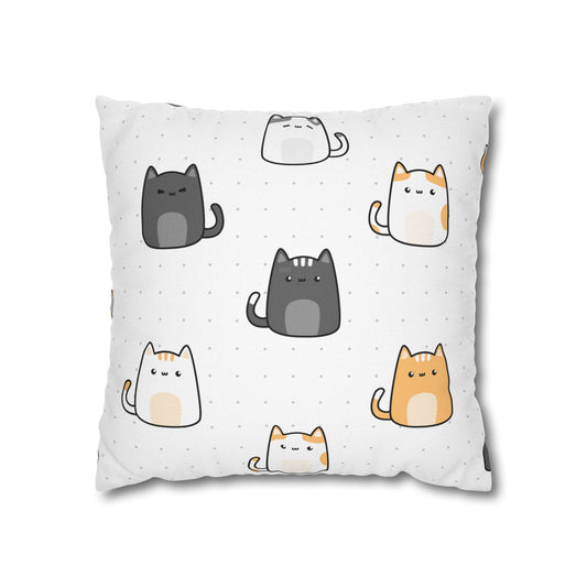 Cute Cat Pattern Pillowcase